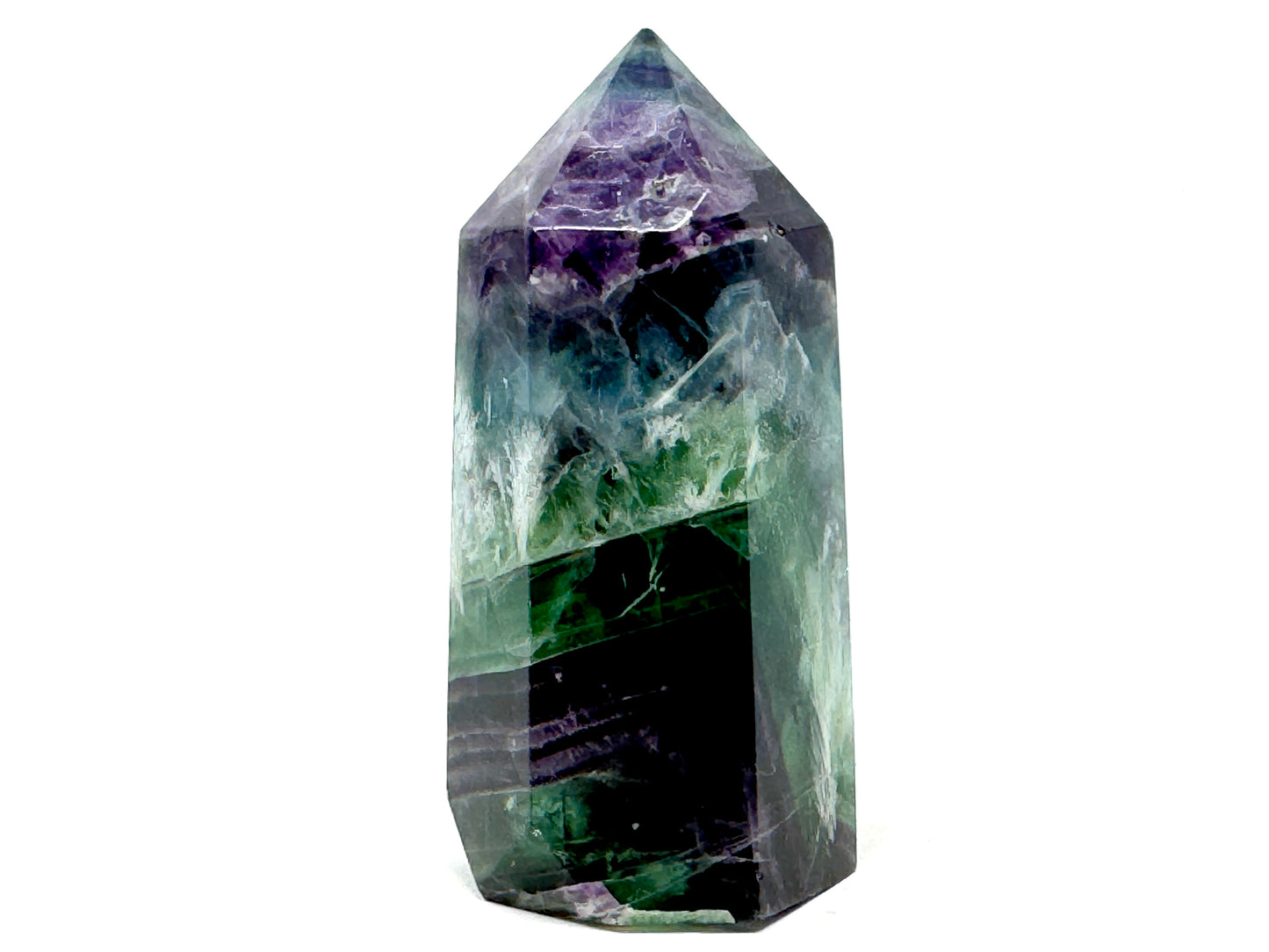 Feather Fluorite Crystal Point 7.8cm