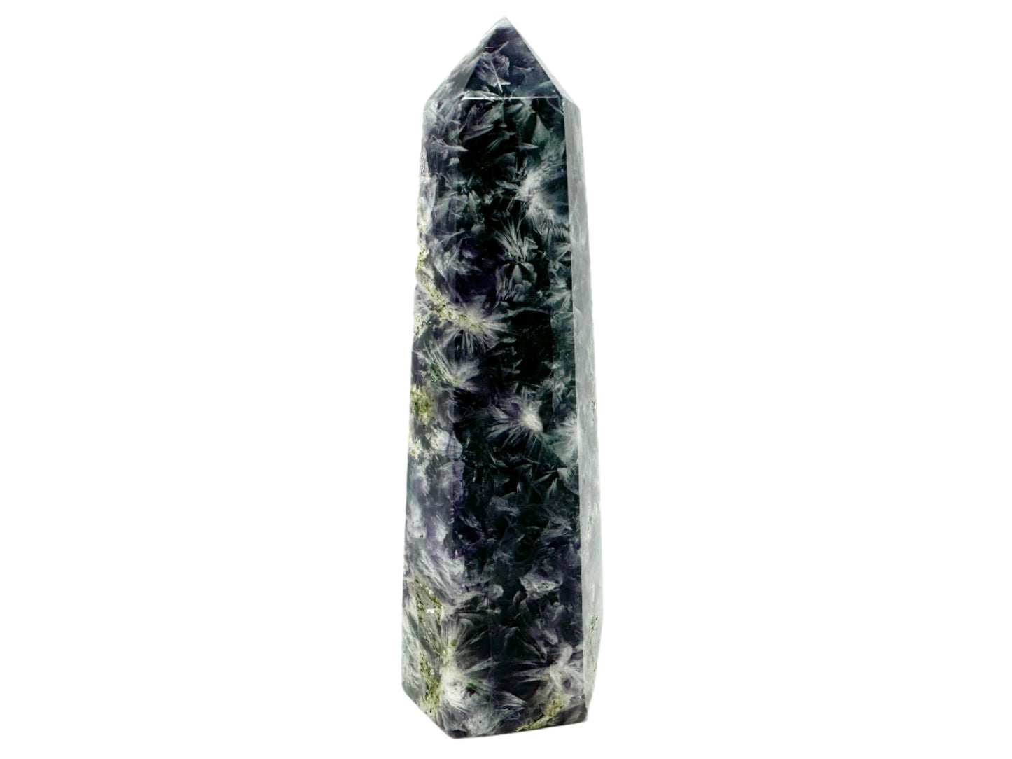 Feather Fluorite Crystal Point 13cm