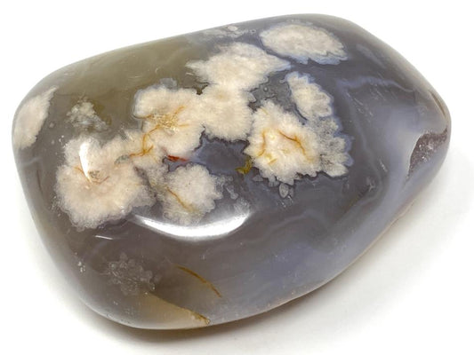 Cherry Blossom Agate Crystal Pebble Large 7.7cm