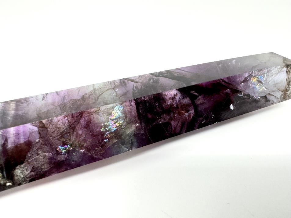 Purple Fluorite Crystal Wand Large 16cm