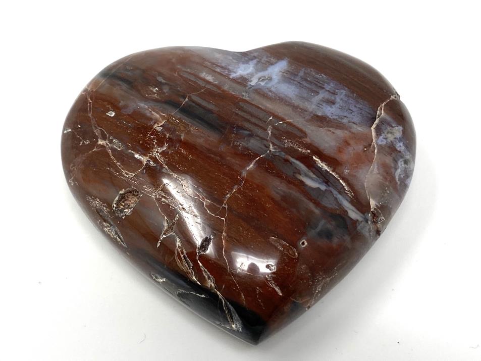 Fossil Wood Heart 6.5cm