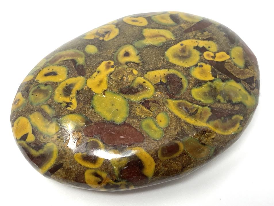 Fruit Jasper Crystal Pebble Flat 6cm