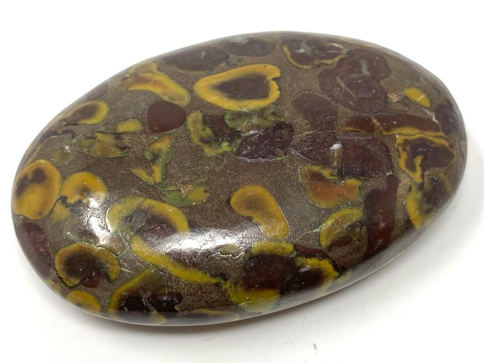 Fruit Jasper Crystal Pebble Flat 6.3cm