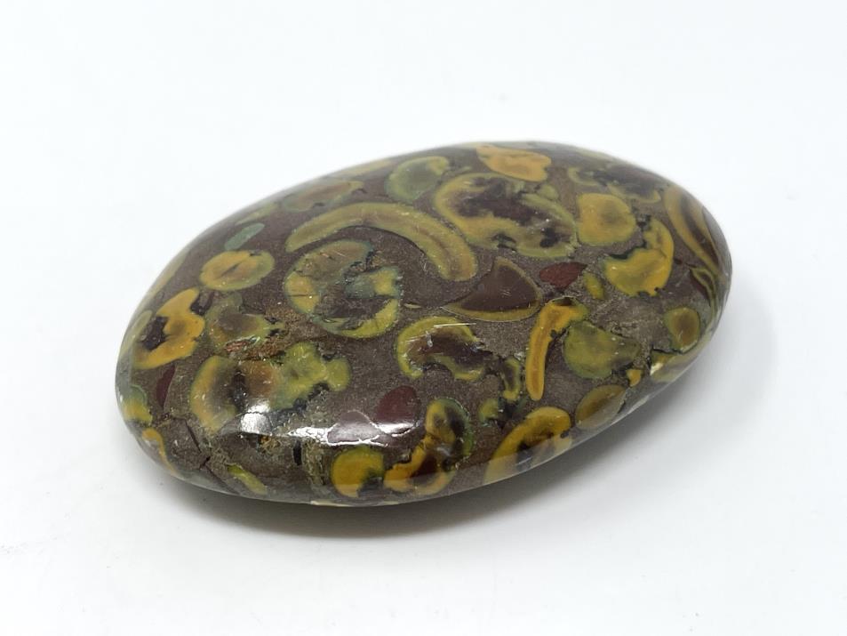 Fruit Jasper Crystal Pebble Flat 6cm