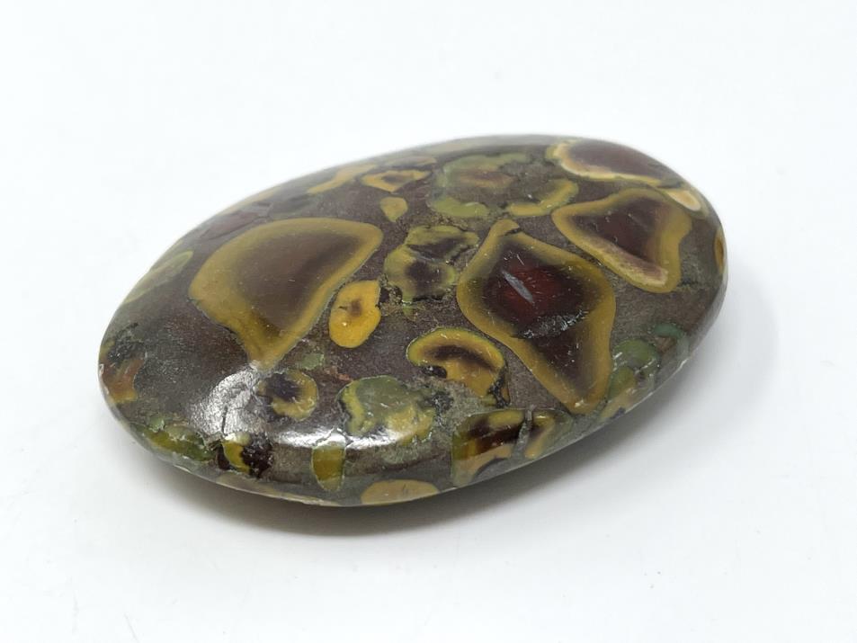 Fruit Jasper Crystal Pebble Flat 6cm