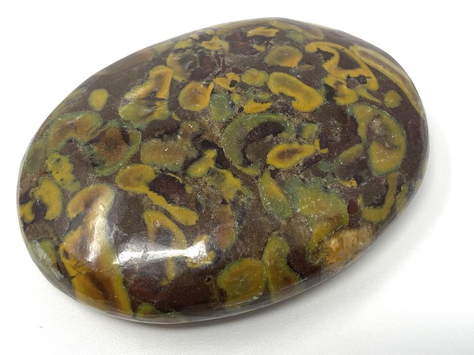 Fruit Jasper Crystal Pebble Flat 6.1cm