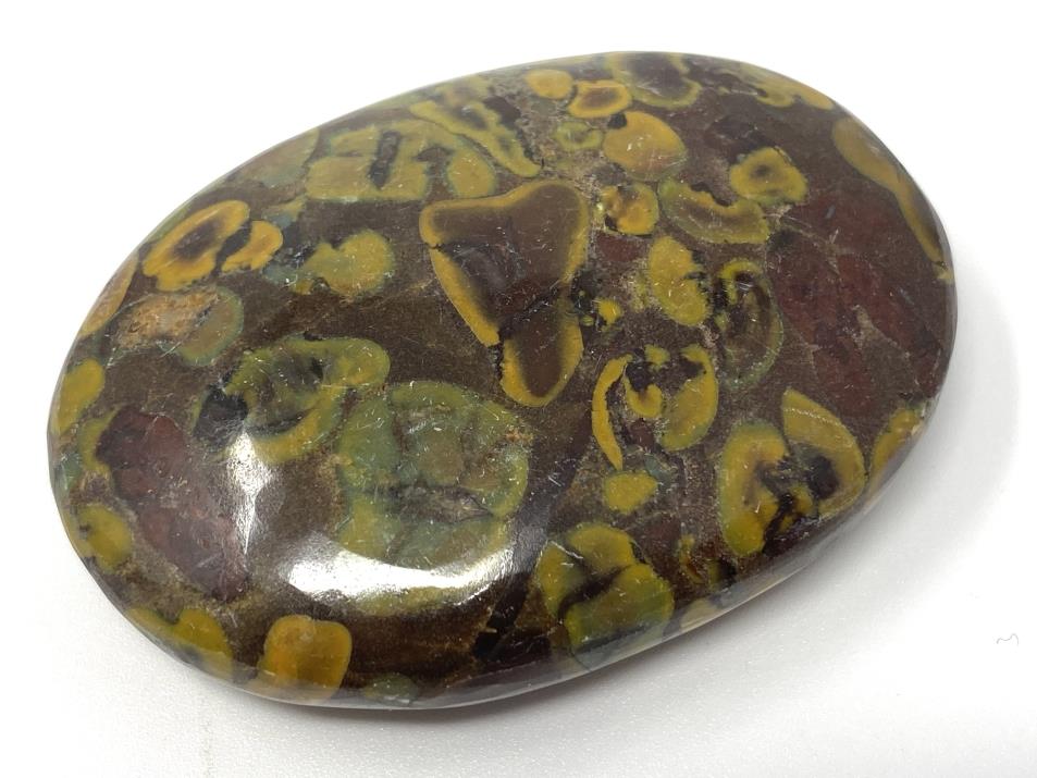 Fruit Jasper Crystal Pebble Flat 6.1cm