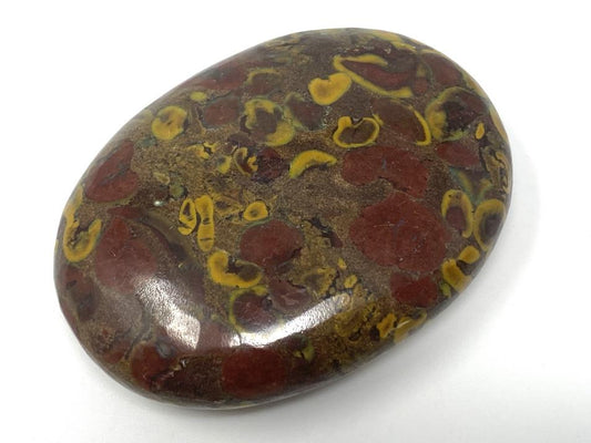 Fruit Jasper Crystal Pebble Flat 5.7cm