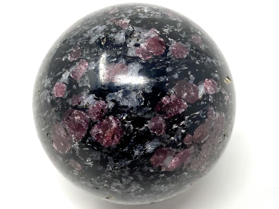 Garnet in Black Tourmaline Crystal Sphere 5.3cm