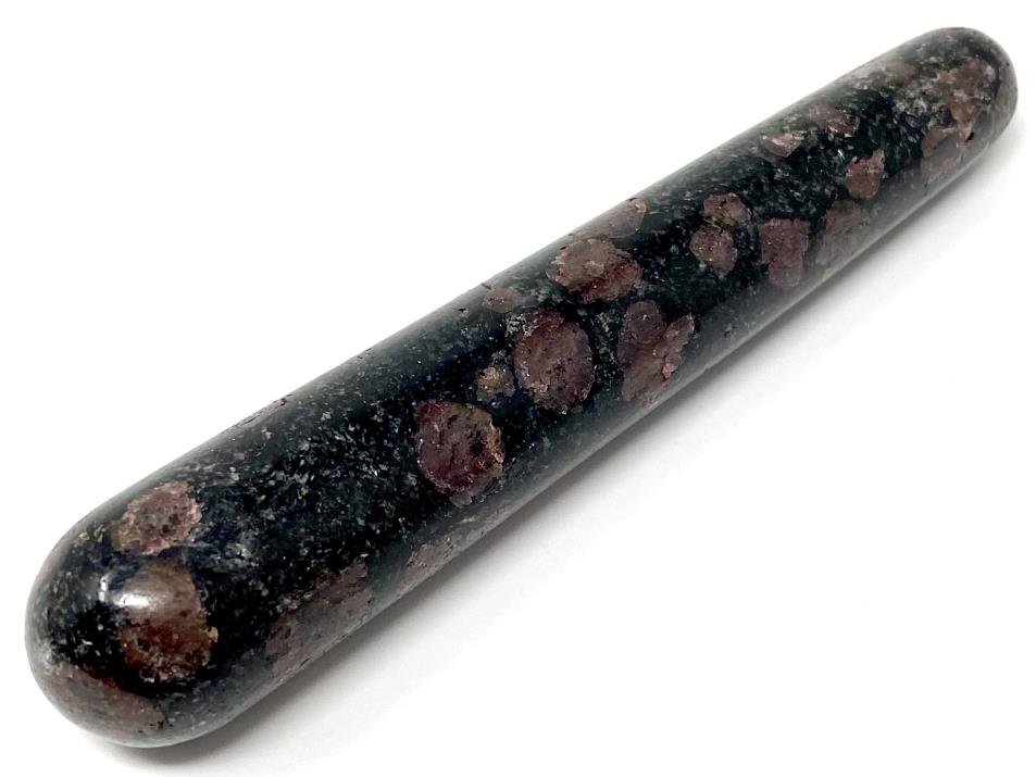 Garnet in Black Tourmaline Crystal Massage Wand 12.8cm