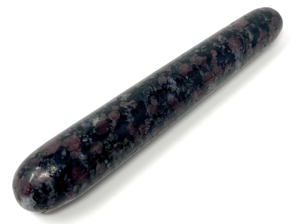 Garnet in Black Tourmaline Crystal Massage Wand 12.7cm