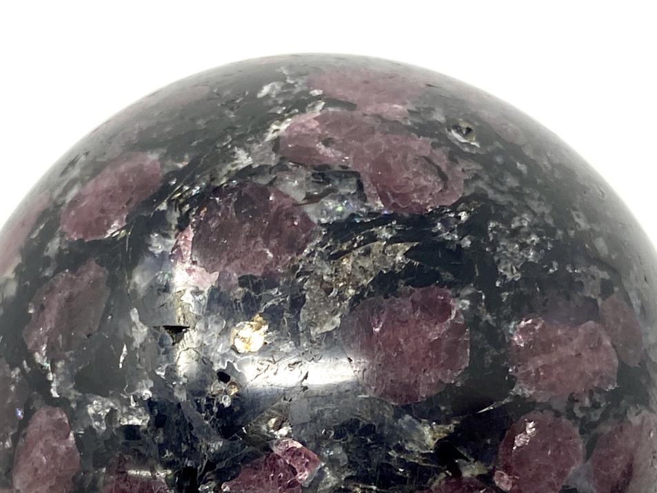 Garnet in Black Tourmaline Crystal Sphere 5.3cm