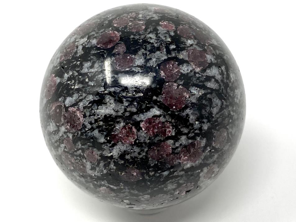 Garnet in Black Tourmaline Crystal Sphere 4.9cm