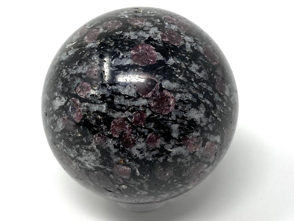 Garnet in Black Tourmaline Crystal Sphere 4.9cm