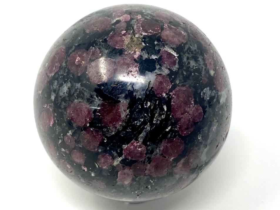 Garnet in Black Tourmaline Crystal Sphere 5.3cm