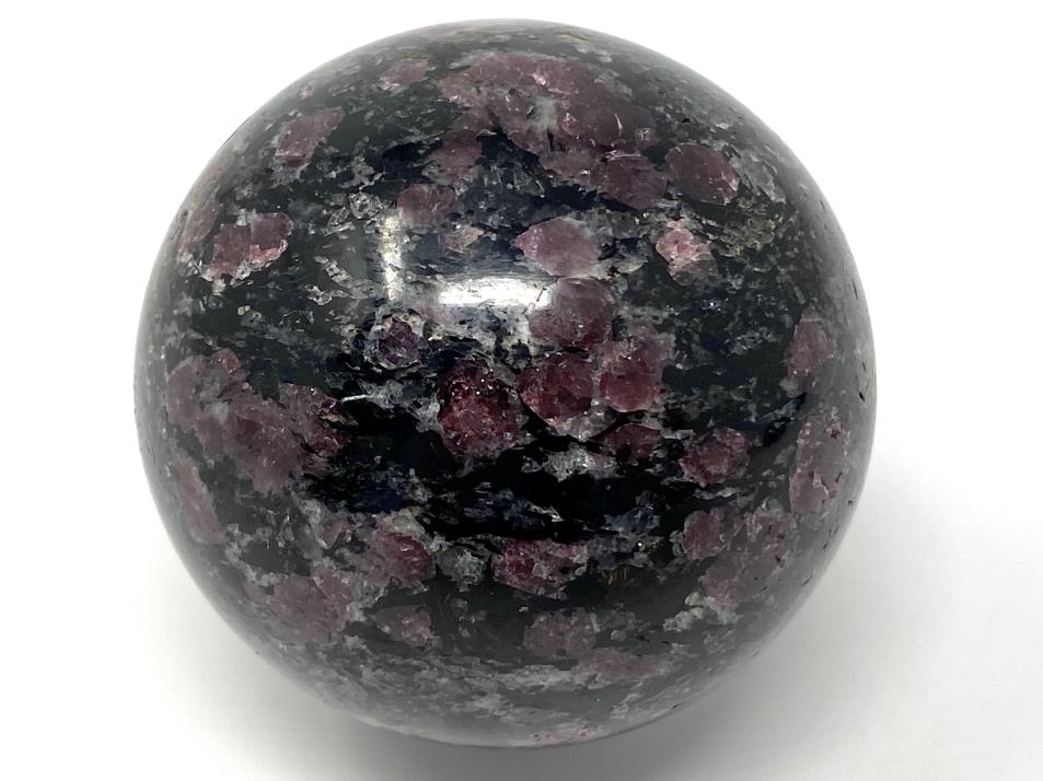 Garnet in Black Tourmaline Crystal Sphere 5.8cm