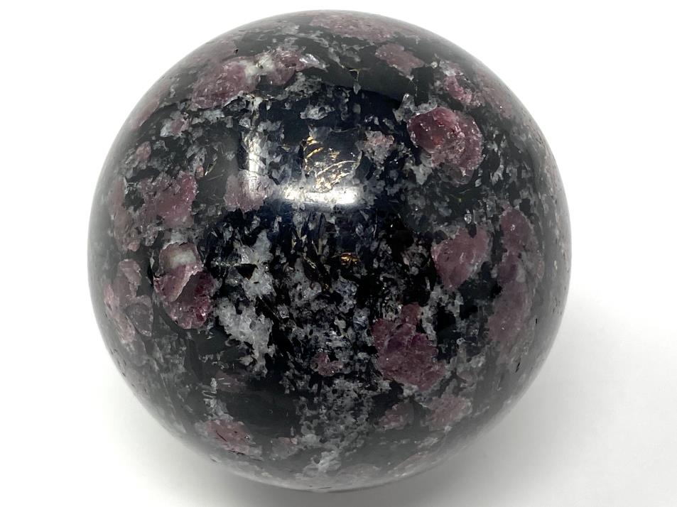 Garnet in Black Tourmaline Crystal Sphere 5.8cm