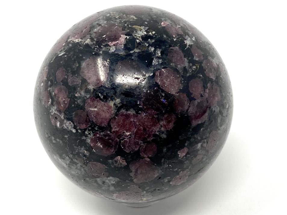 Garnet in Black Tourmaline Crystal Sphere 5.3cm