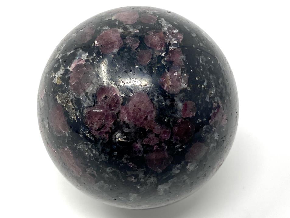 Garnet in Black Tourmaline Crystal Sphere 5.3cm