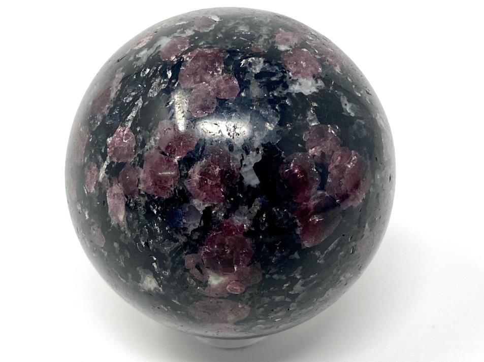 Garnet in Black Tourmaline Crystal Sphere 5.3cm