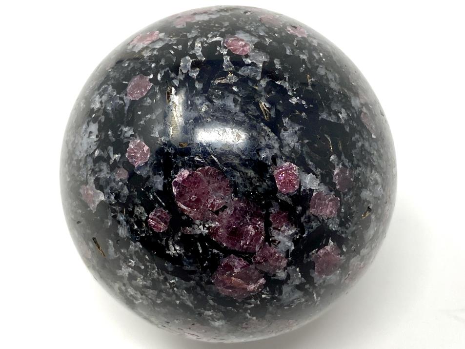 Garnet in Black Tourmaline Crystal Sphere 5.3cm