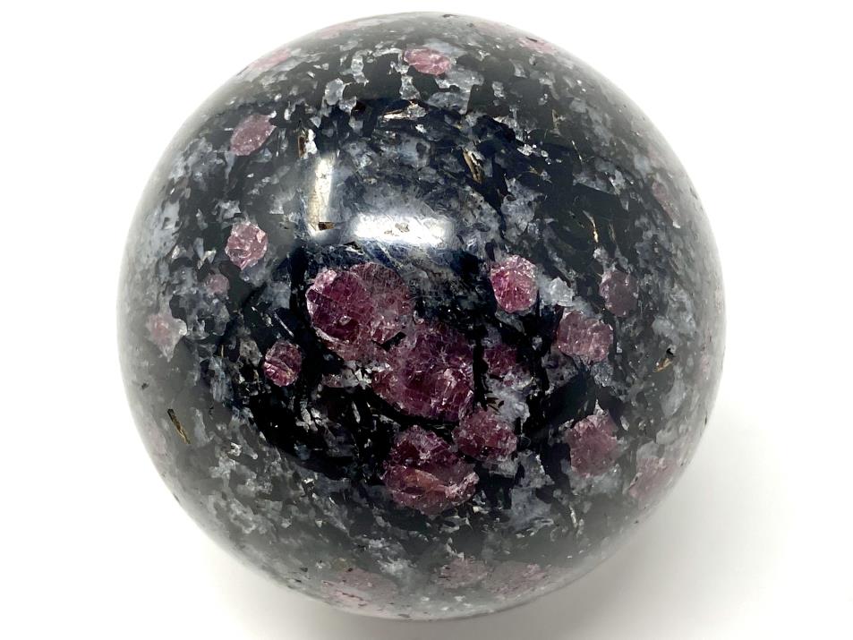 Garnet in Black Tourmaline Crystal Sphere 5.3cm