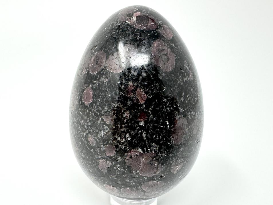 Garnet in Black Tourmaline Crystal Egg 6cm