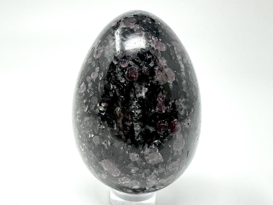 Garnet in Black Tourmaline Crystal Egg 5.9cm