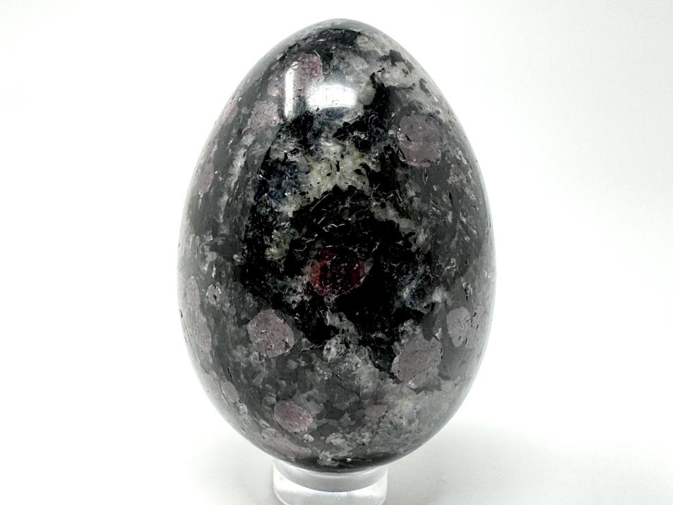 Garnet in Black Tourmaline Crystal Egg 5.9cm