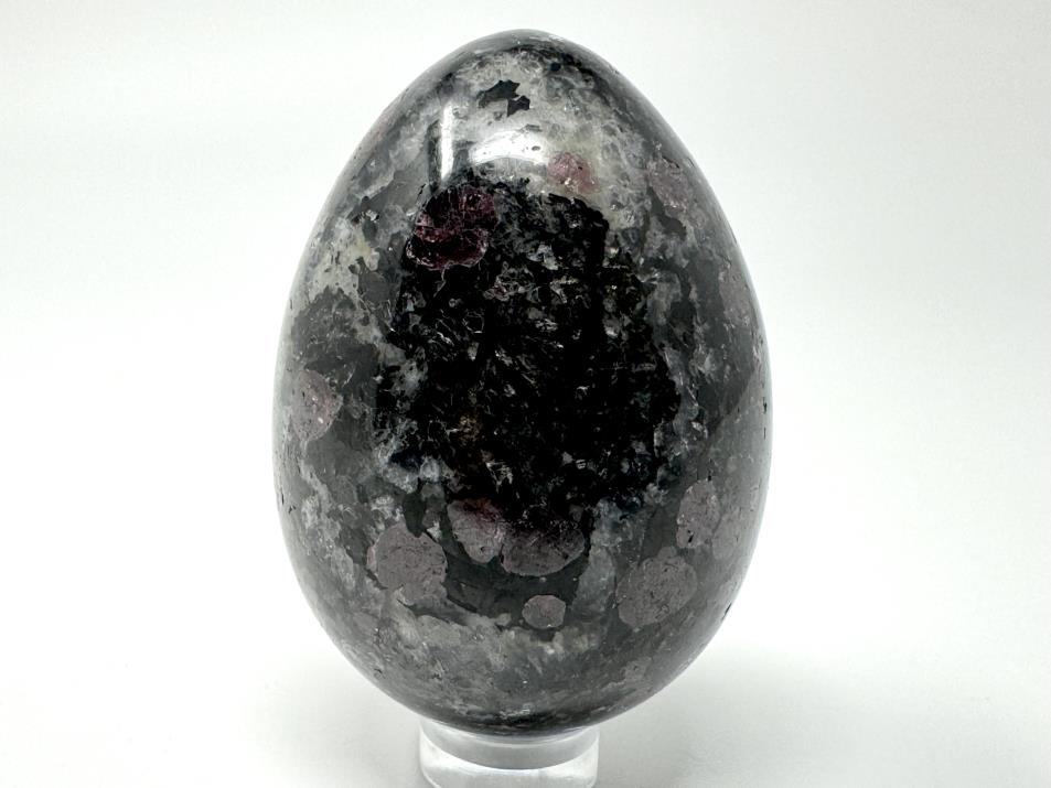 Garnet in Black Tourmaline Crystal Egg 5.9cm