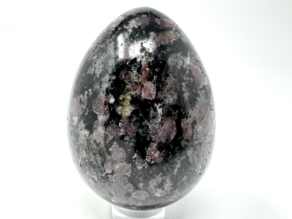 Garnet in Black Tourmaline Crystal Egg 5.4cm