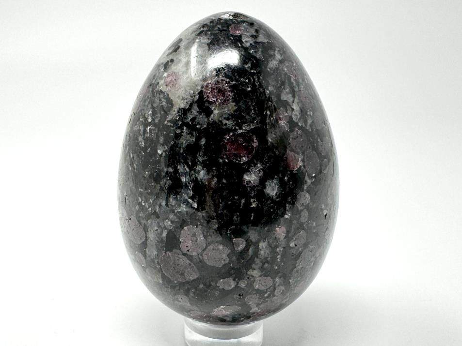 Garnet in Black Tourmaline Crystal Egg 5.9cm