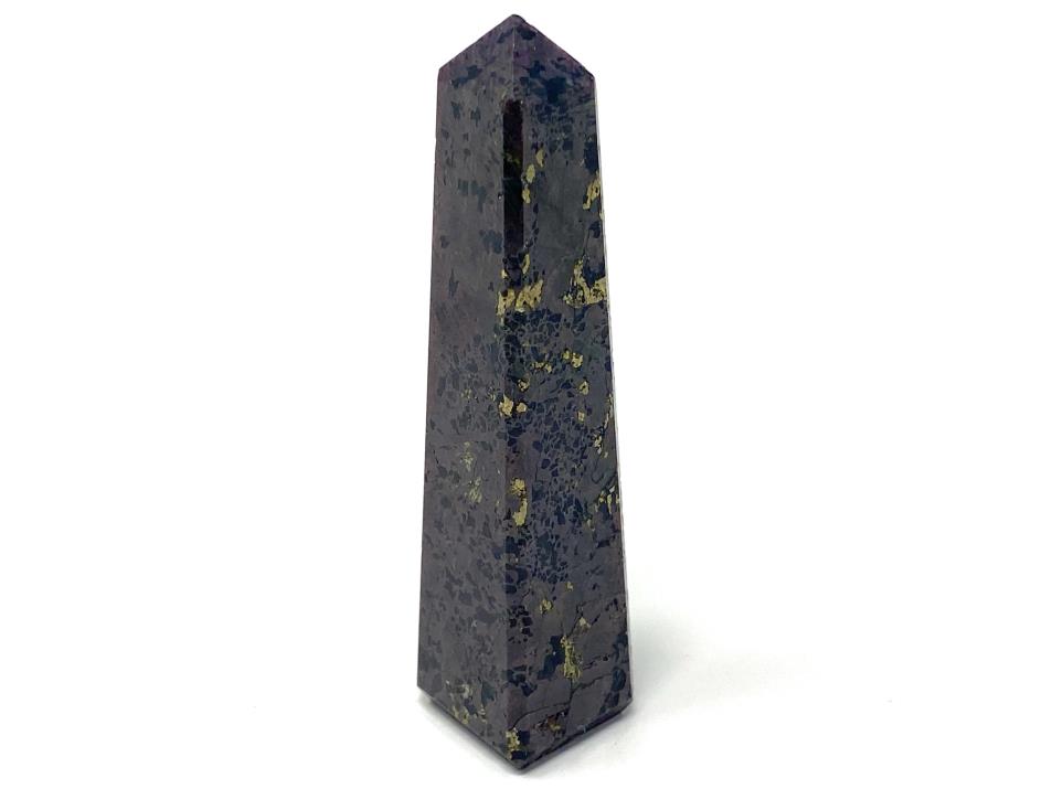 Garnet Crystal Tower With Pyrite 8.3cm