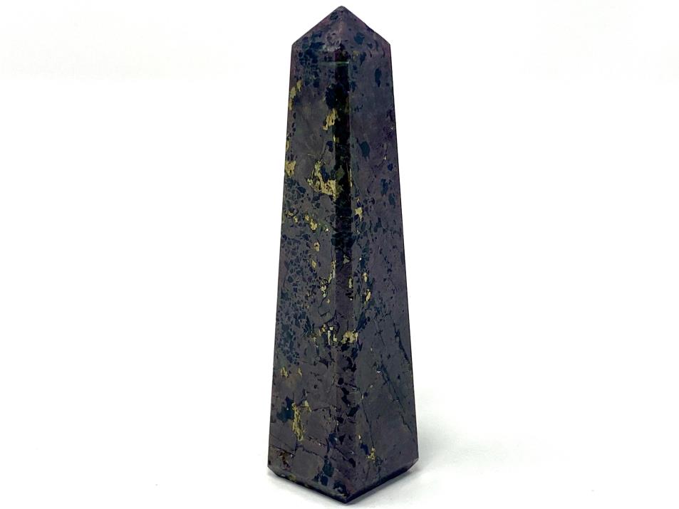 Garnet Crystal Tower With Pyrite 8.3cm