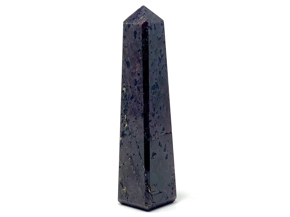 Garnet Crystal Tower With Pyrite 8.3cm