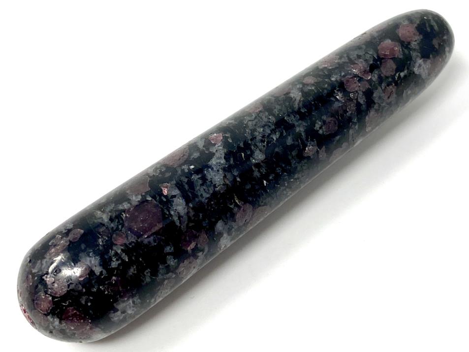 Garnet in Black Tourmaline Crystal Massage Wand 9.2cm