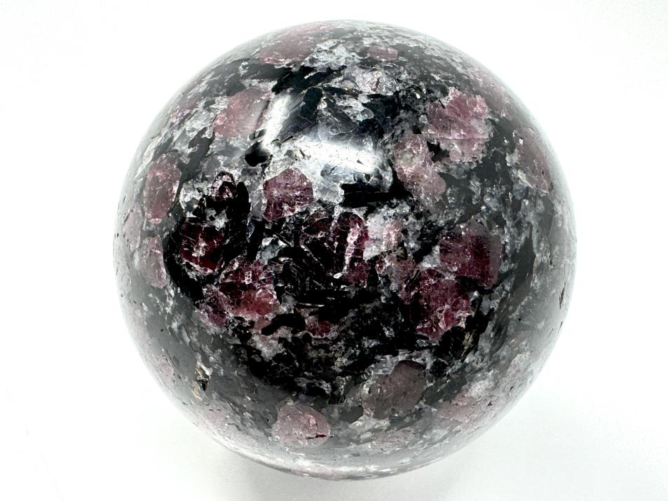 Garnet in Black Tourmaline Crystal Sphere 5.1cm