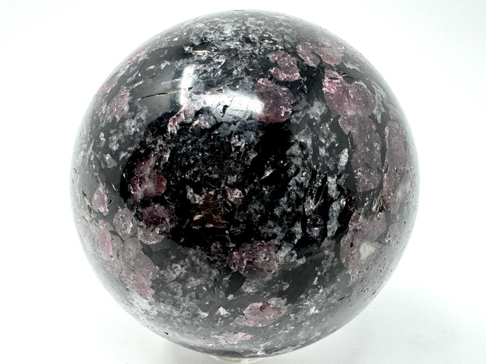 Garnet in Black Tourmaline Crystal Sphere 5.5cm