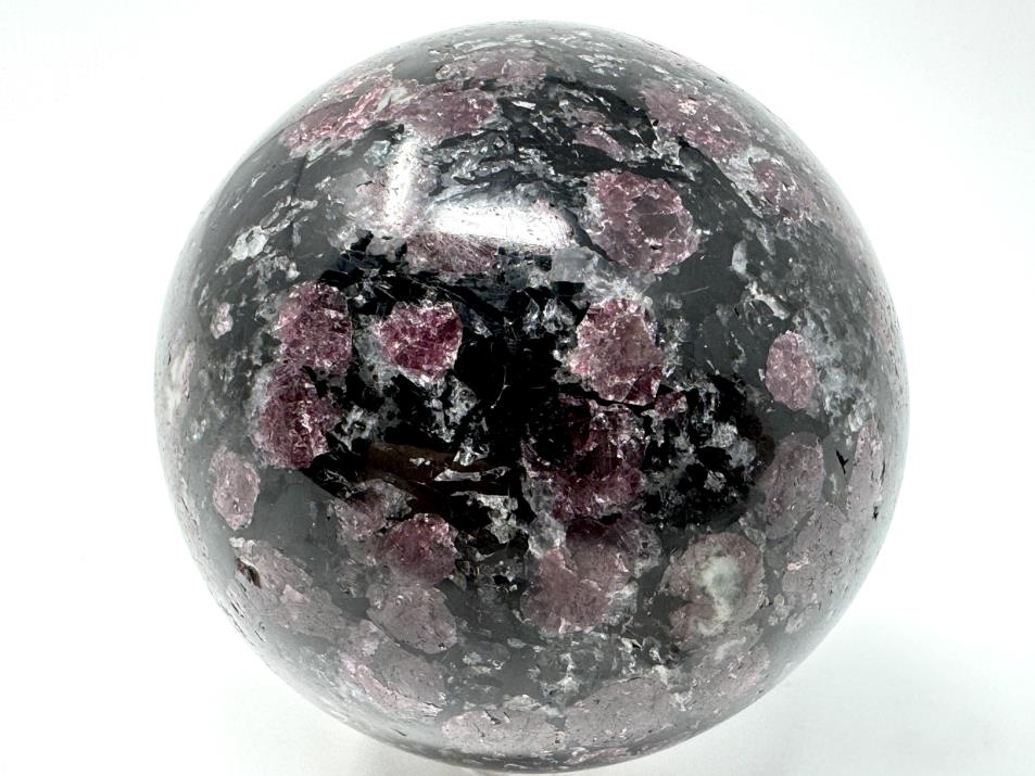 Garnet in Black Tourmaline Crystal Sphere 5.5cm