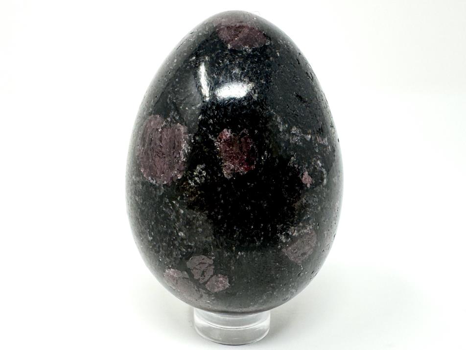 Garnet in Black Tourmaline Crystal Egg 5.8cm