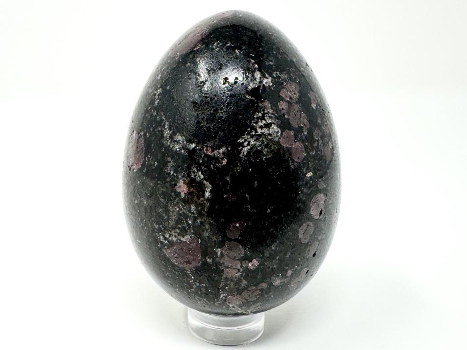 Garnet in Black Tourmaline Crystal Egg 5.8cm