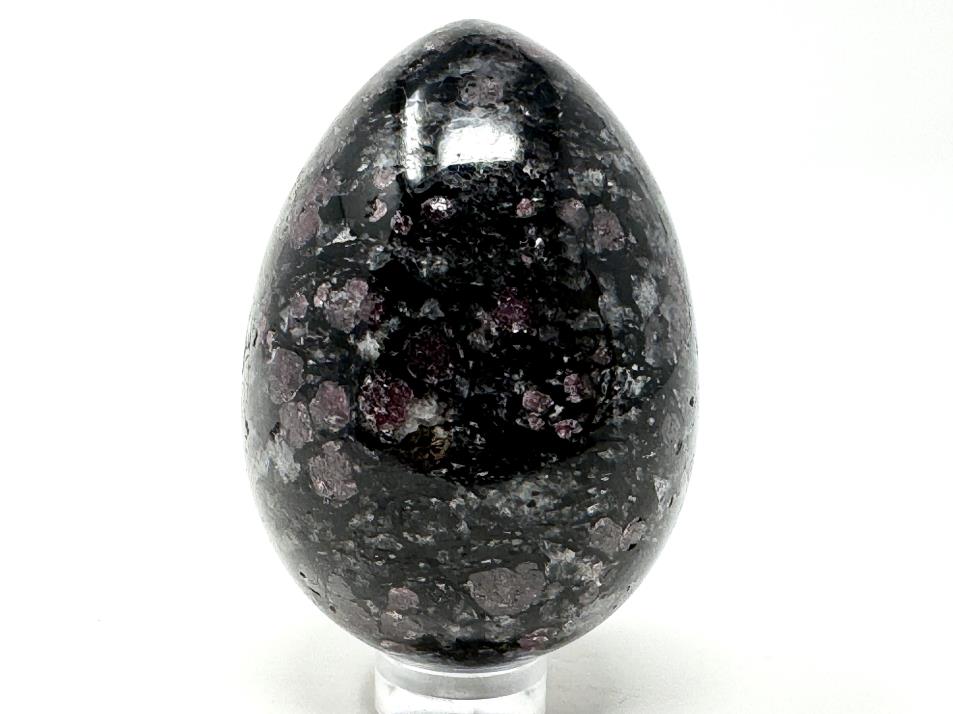 Garnet in Black Tourmaline Crystal Egg 5.8cm