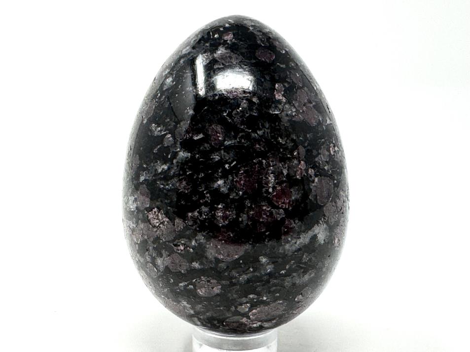 Garnet in Black Tourmaline Crystal Egg 5.8cm