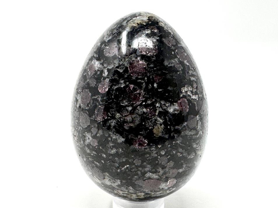 Garnet in Black Tourmaline Crystal Egg 5.5cm