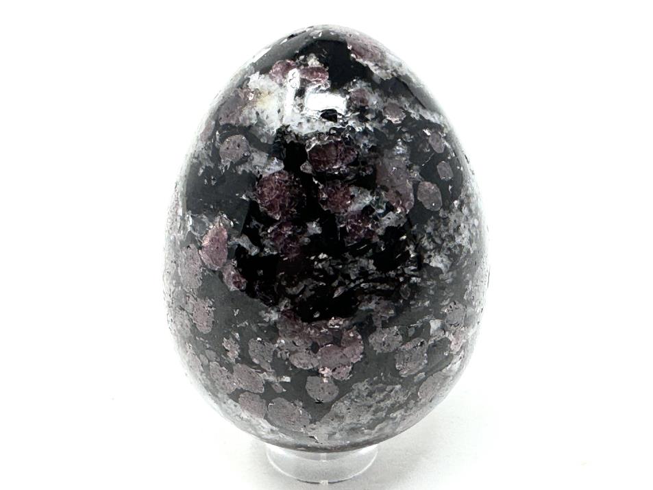 Garnet in Black Tourmaline Crystal Egg 5.6cm