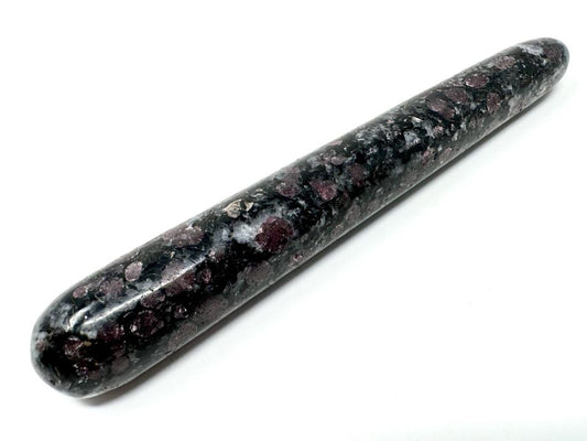 Garnet in Black Tourmaline Crystal Massage Wand 12.5cm