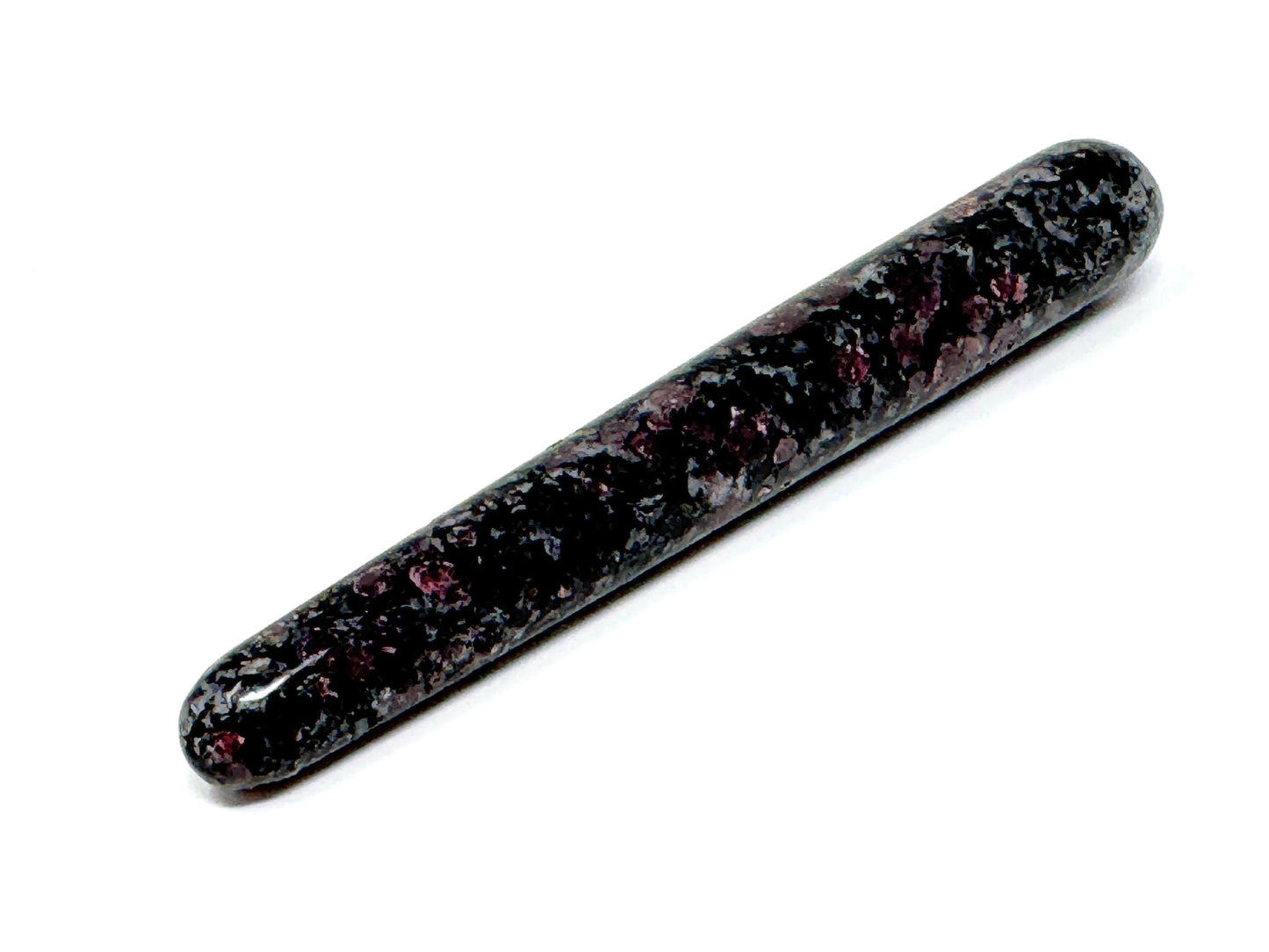 Garnet In Black Tourmaline Crystal Massage Wand 11.9cm