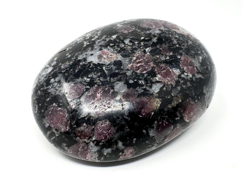 Garnet in Black Tourmaline Crystal Pebble 5.8cm