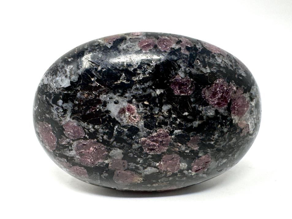 Garnet in Black Tourmaline Crystal Pebble 5.8cm