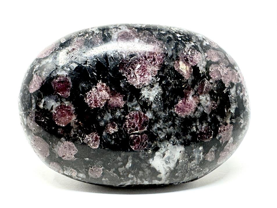 Garnet in Black Tourmaline Crystal Pebble 6.2cm